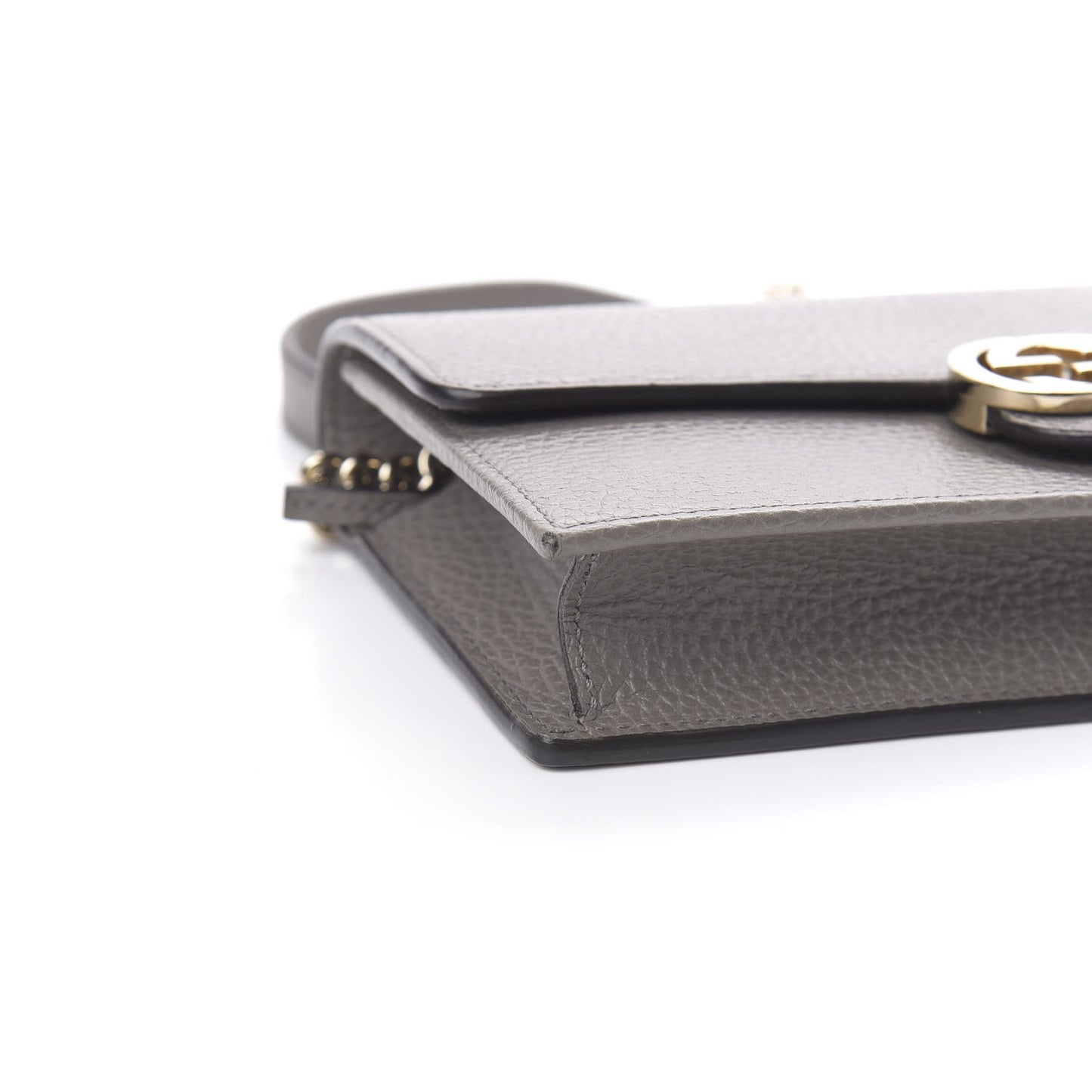Dollar Calfskin Interlocking G Chain Wallet Loess