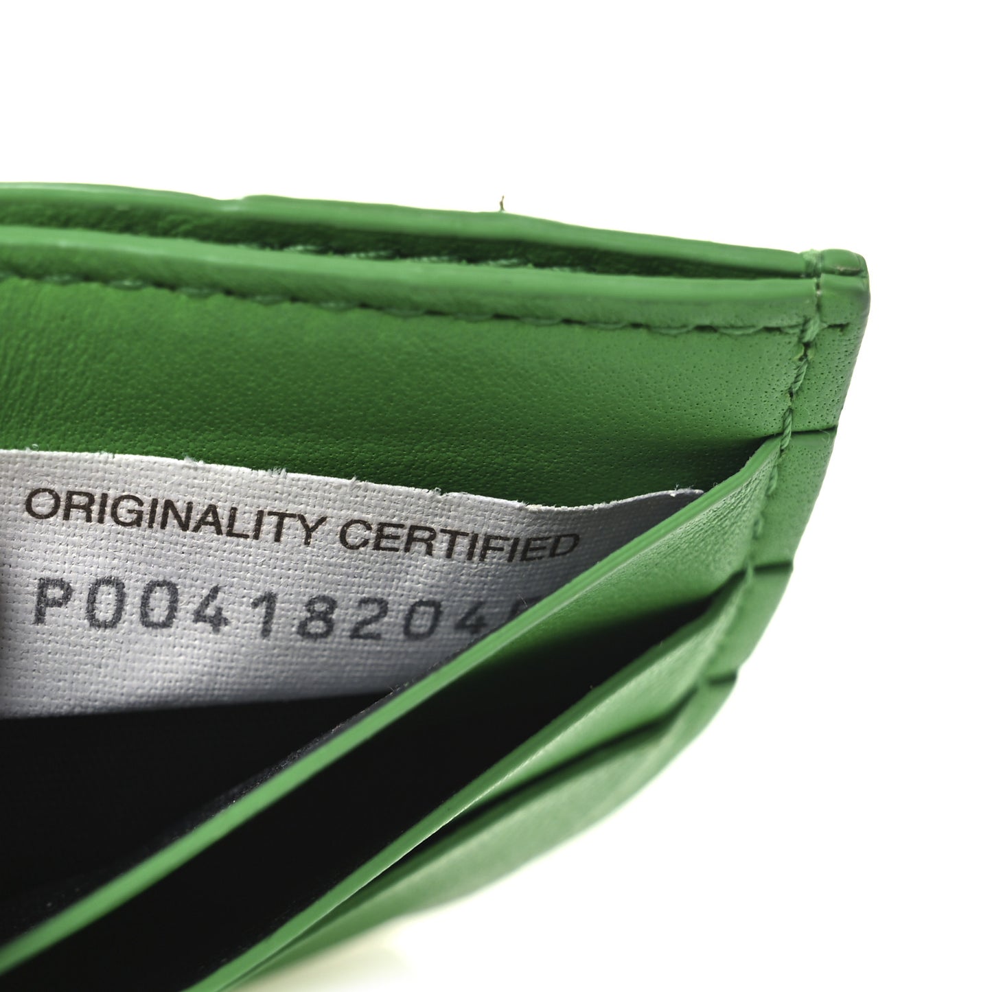 Nappa Maxi Intrecciato Card Holder Parakeet