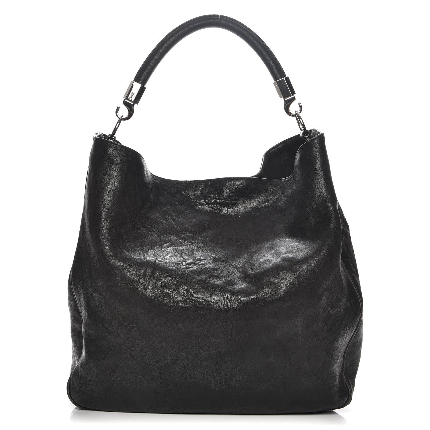 Saint Laurent Sheepskin Large Roady Hobo Black 1 of 12