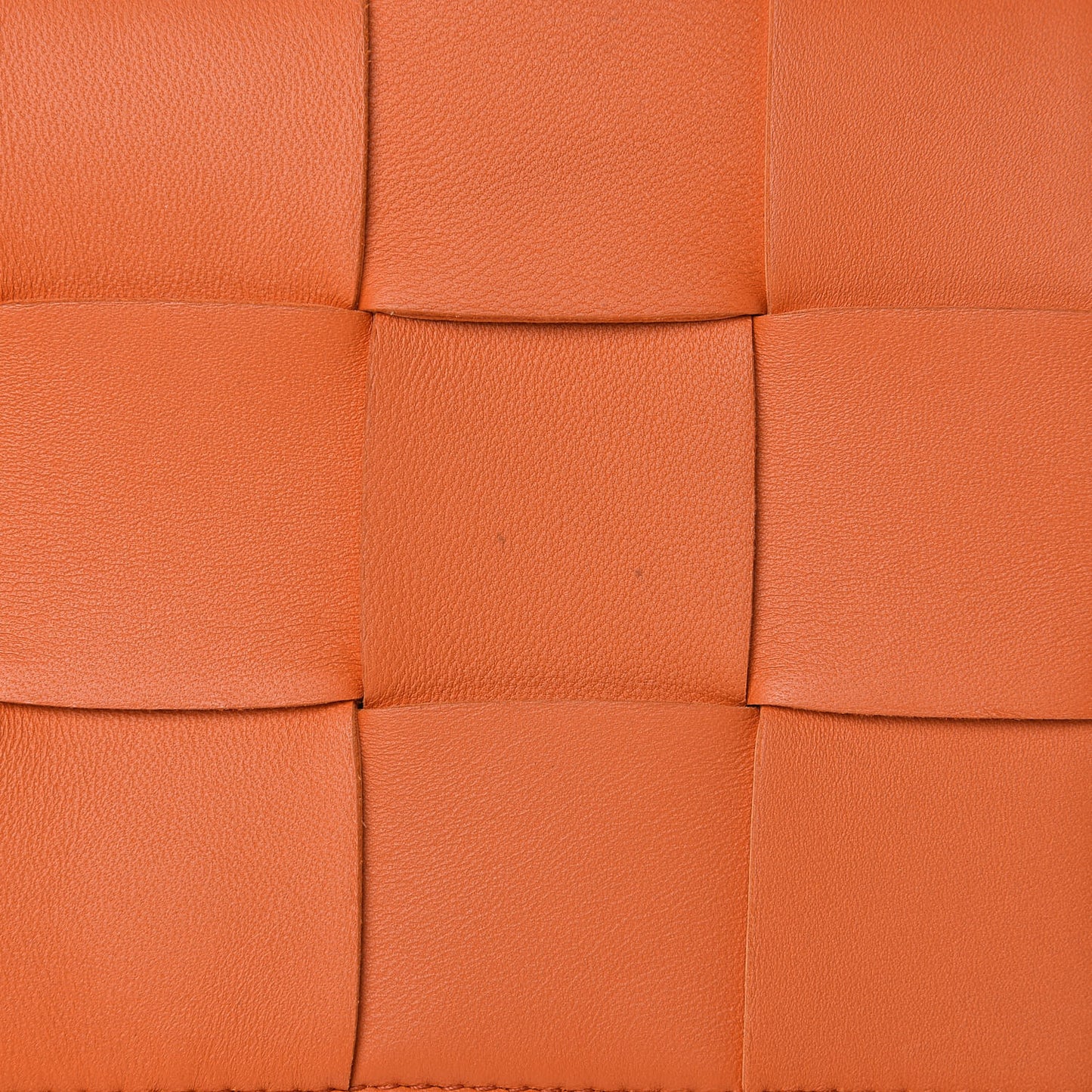 Nappa Maxi Intreccio Cassette Bag Burned Orange