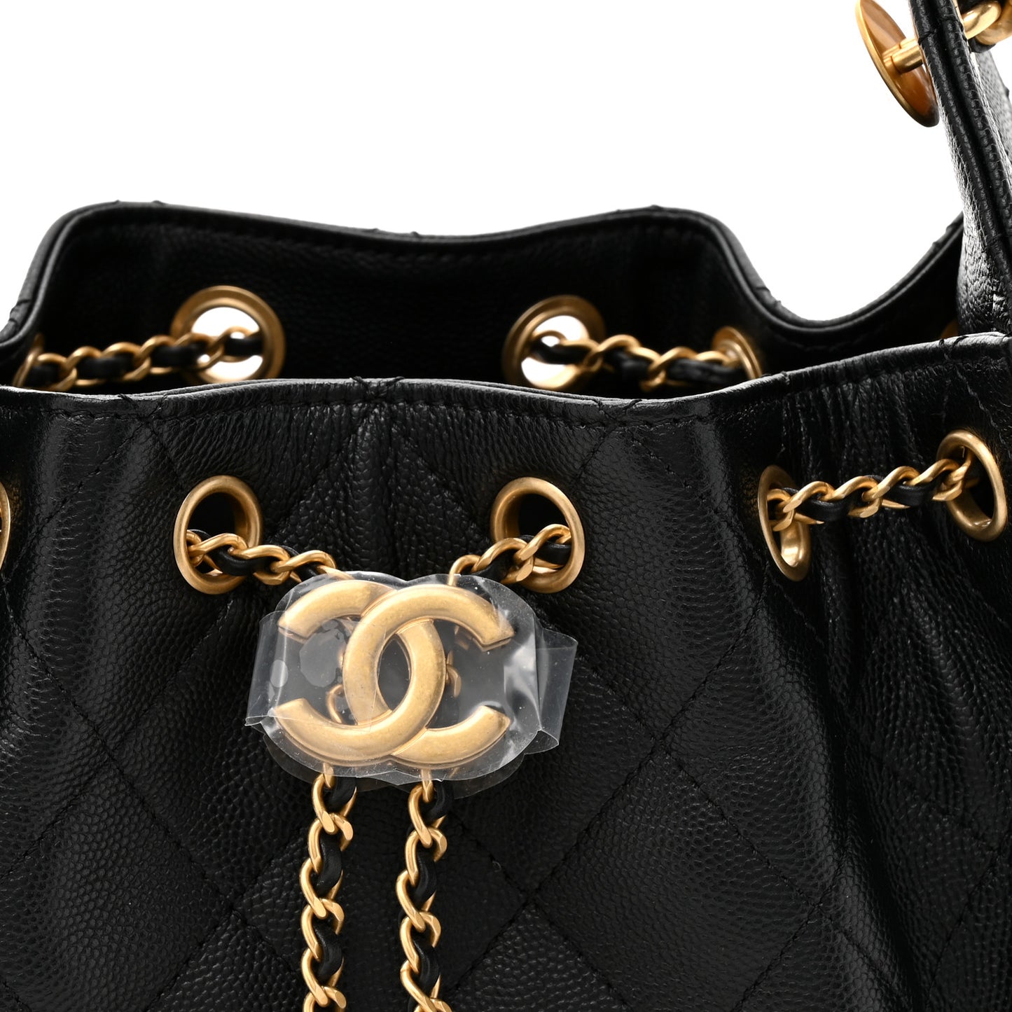 Caviar Quilted Mini Chanel 25 Handbag Black