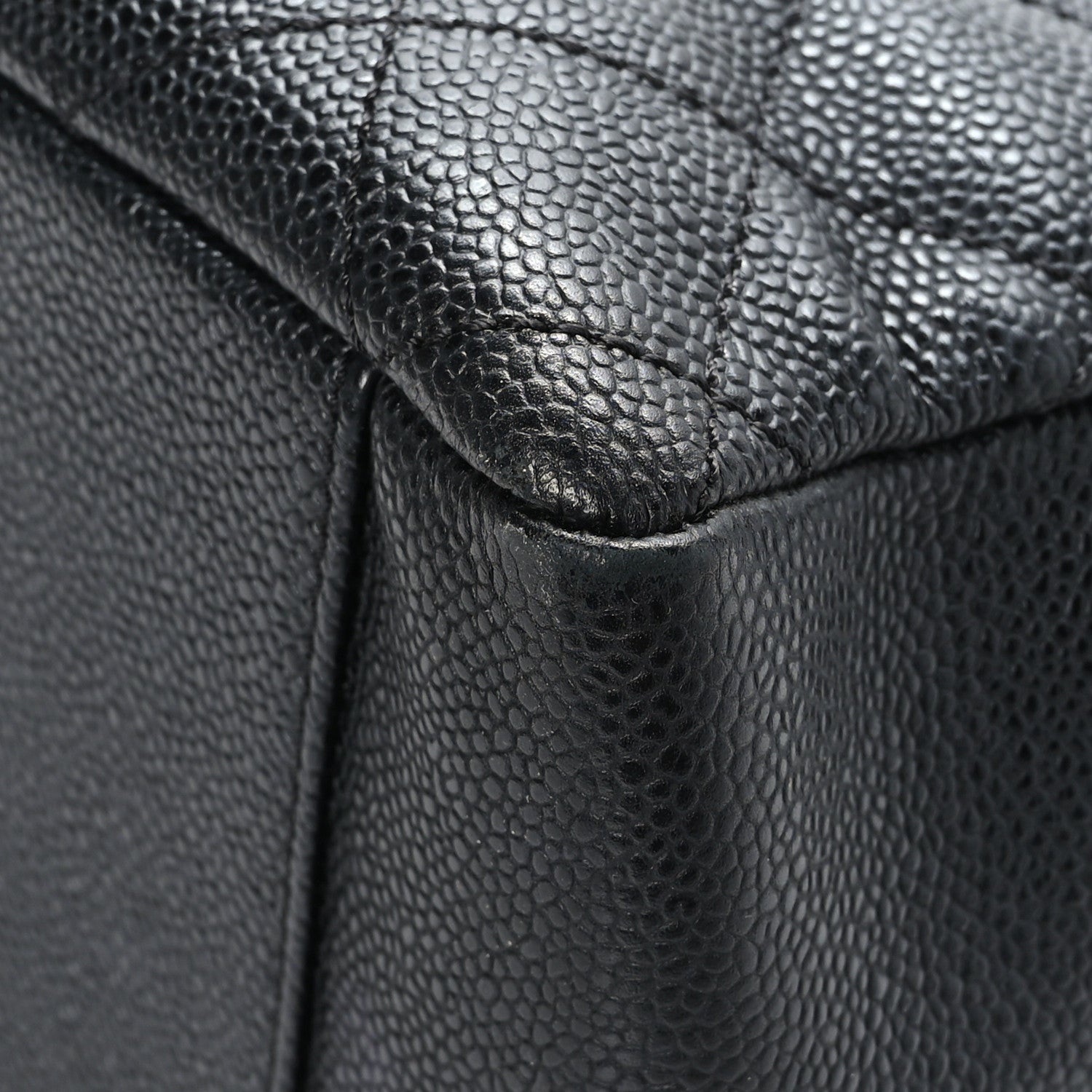 Chanel Caviar Quilted Grand Shopping Tote GST Black 9 of 12