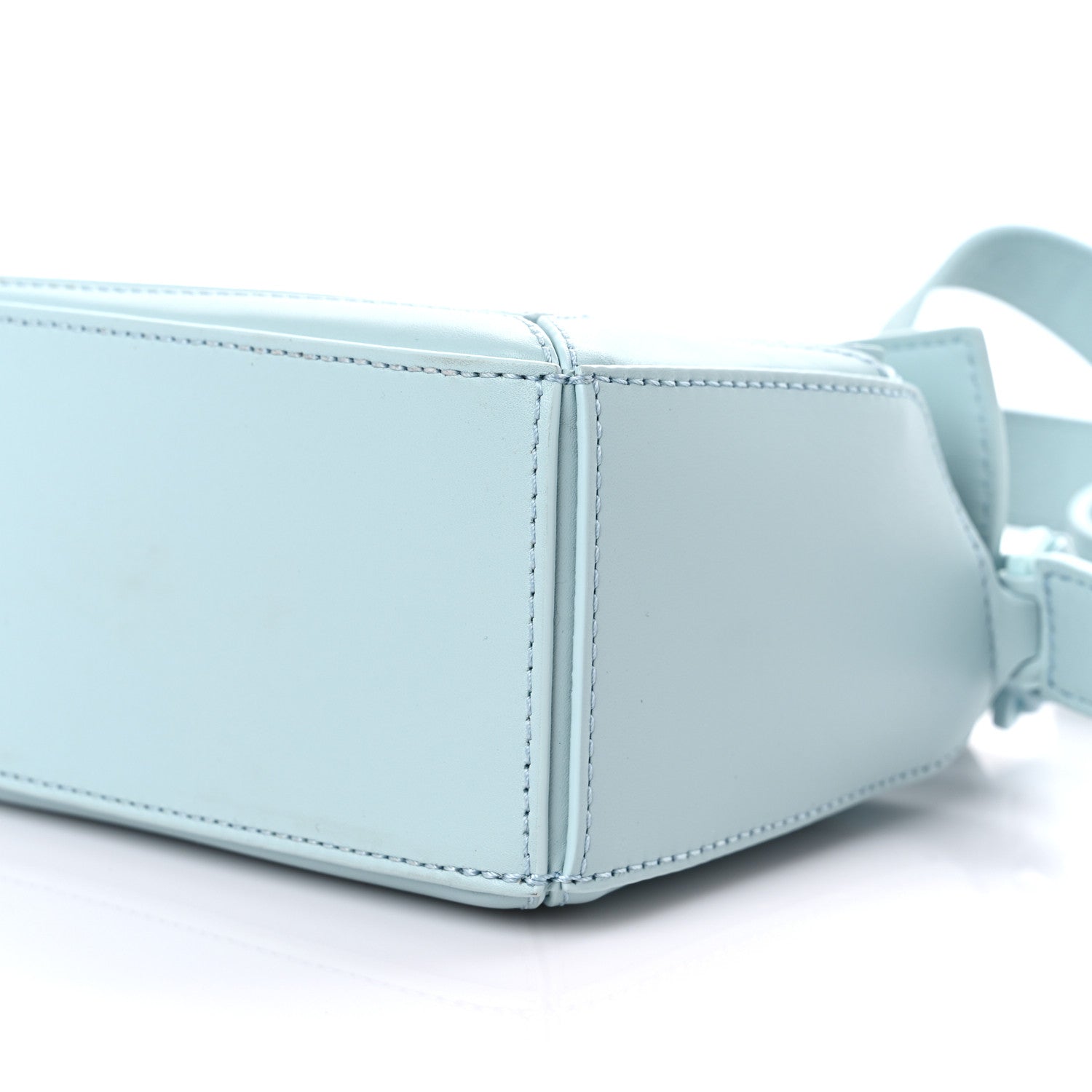 Loewe Satin Calfskin Mini Puzzle Bag Aquamarine 7 of 8