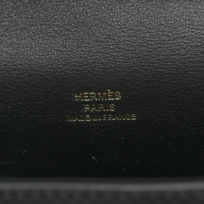 Hermes Swift Kelly Pochette Clutch Black 6 of 11