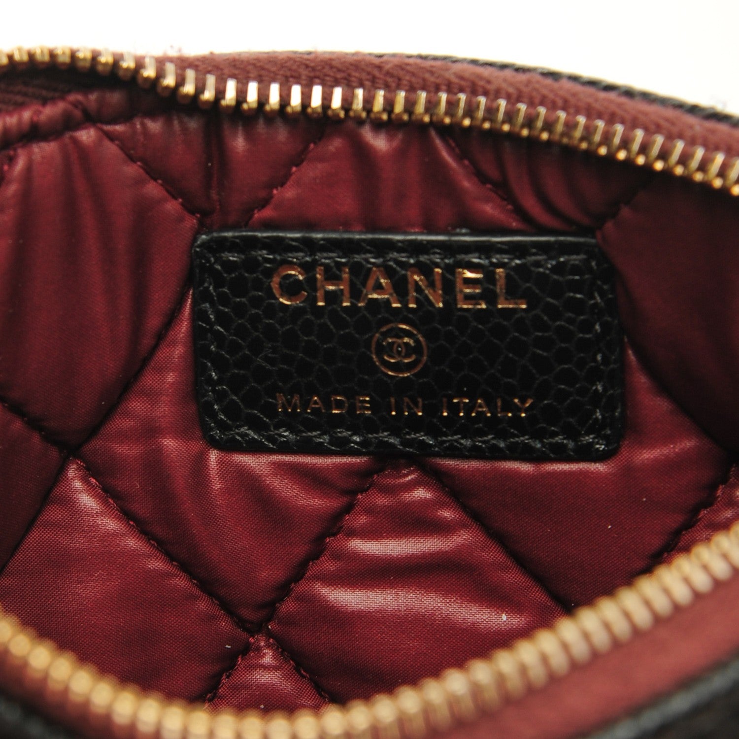 Chanel Caviar Quilted Coin Purse Case Black 6 of 7