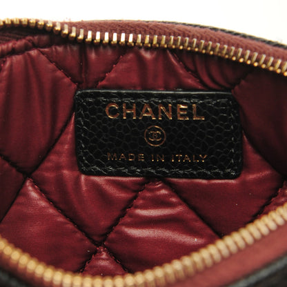 Chanel Caviar Quilted Coin Purse Case Black 6 of 7