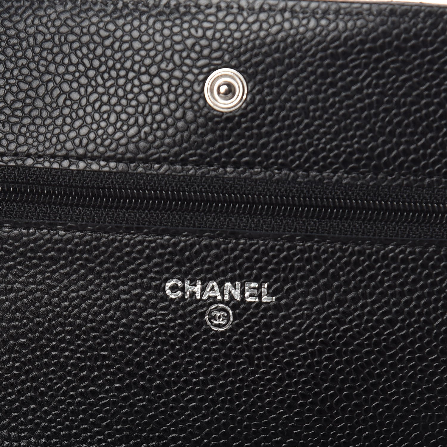 Chanel Caviar Quilted Wallet On Chain WOC Black 8 of 11