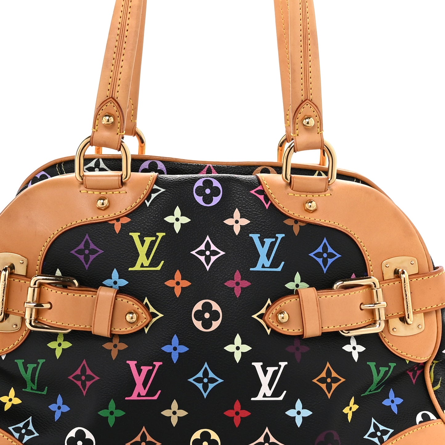 LOUIS VUITTON Monogram Multicolor Claudia Black