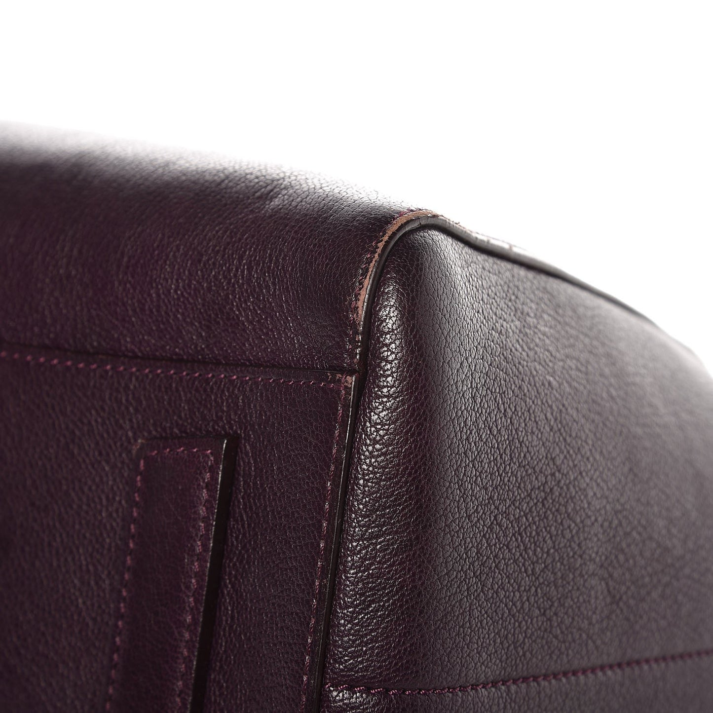 Sugar Goatskin Medium Antigona Aubergine