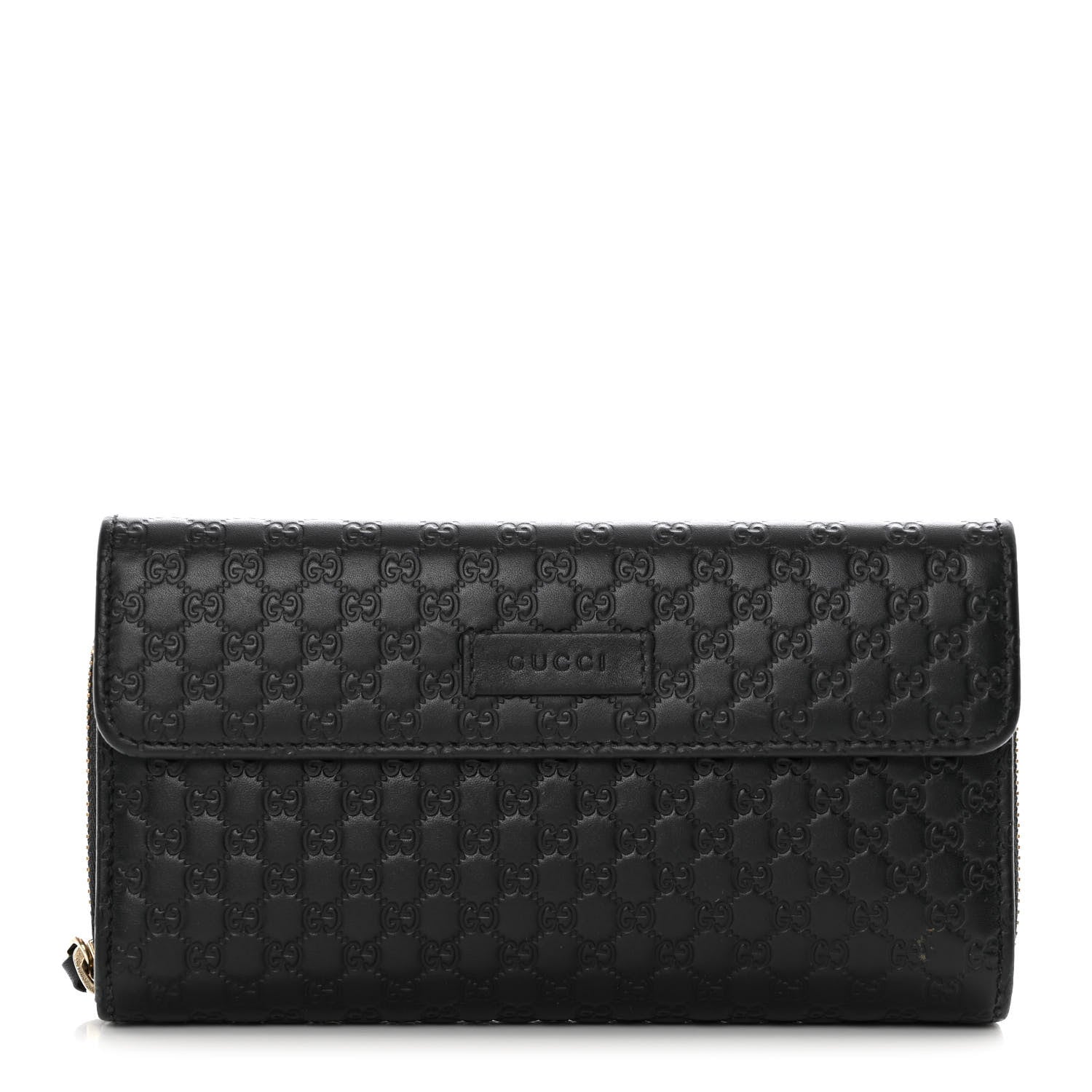 Gucci Soft Microguccissima Continental Zip Wallet Black 1 of 24