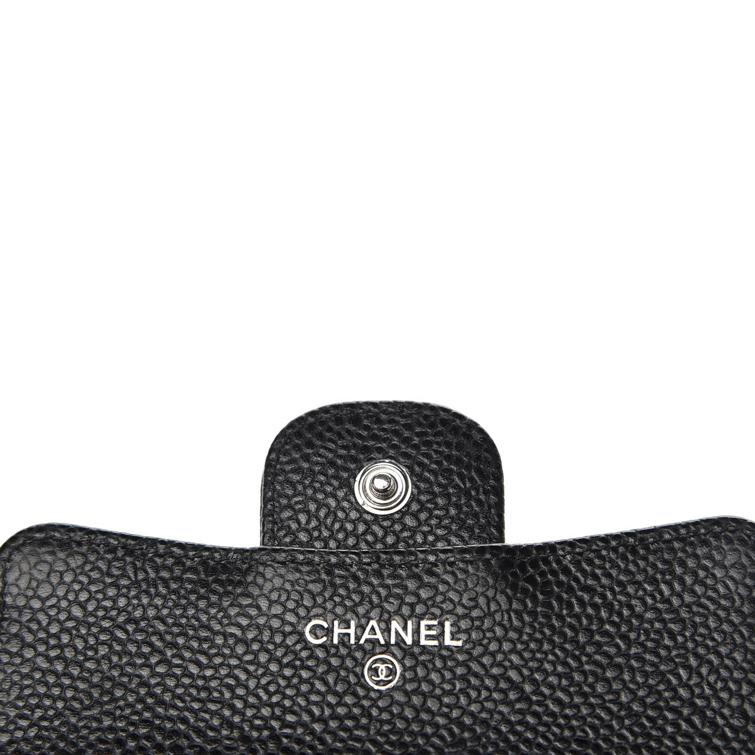 Chanel Caviar Quilted Compact Flap Wallet Black 6 of 8