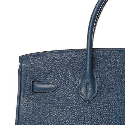 Hermes Togo Birkin 35 Bleu De Prusse 28 of 31