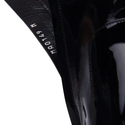 Louis Vuitton Patent Silhouette Ankle Boots 37 Black 10 of 10