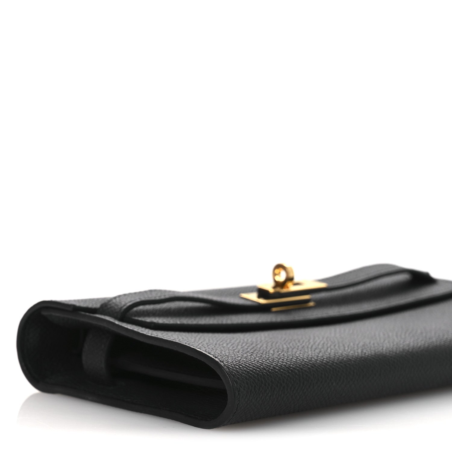 Hermes Epsom Kelly Wallet To Go Black 9 of 13