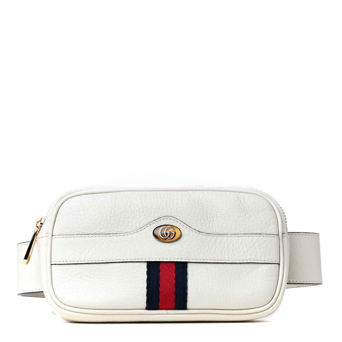 Grained Calfskin Ophidia Belted iPhone Case 95 28 White