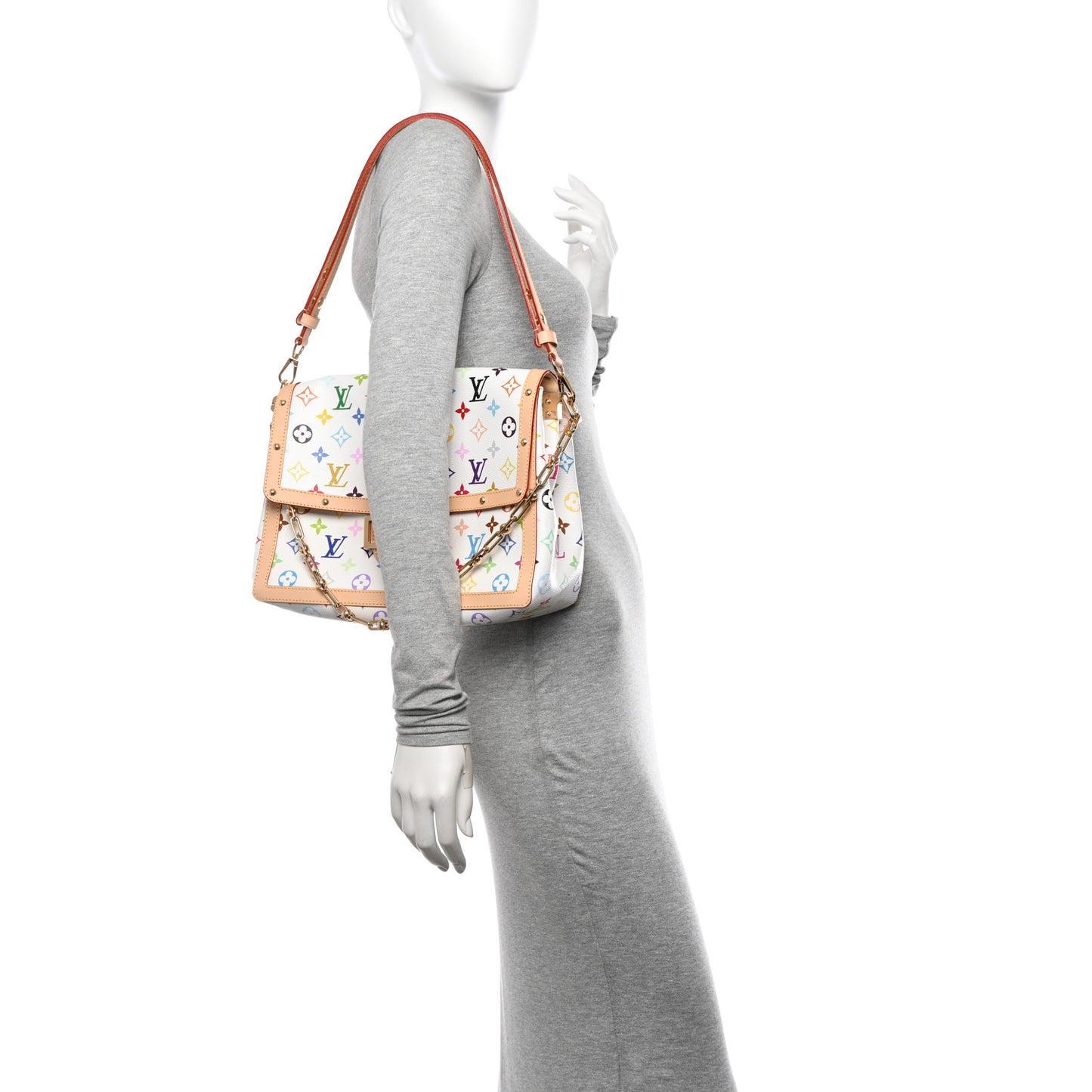 LV X TM Monogram Multicolor Dauphine Soft GM White