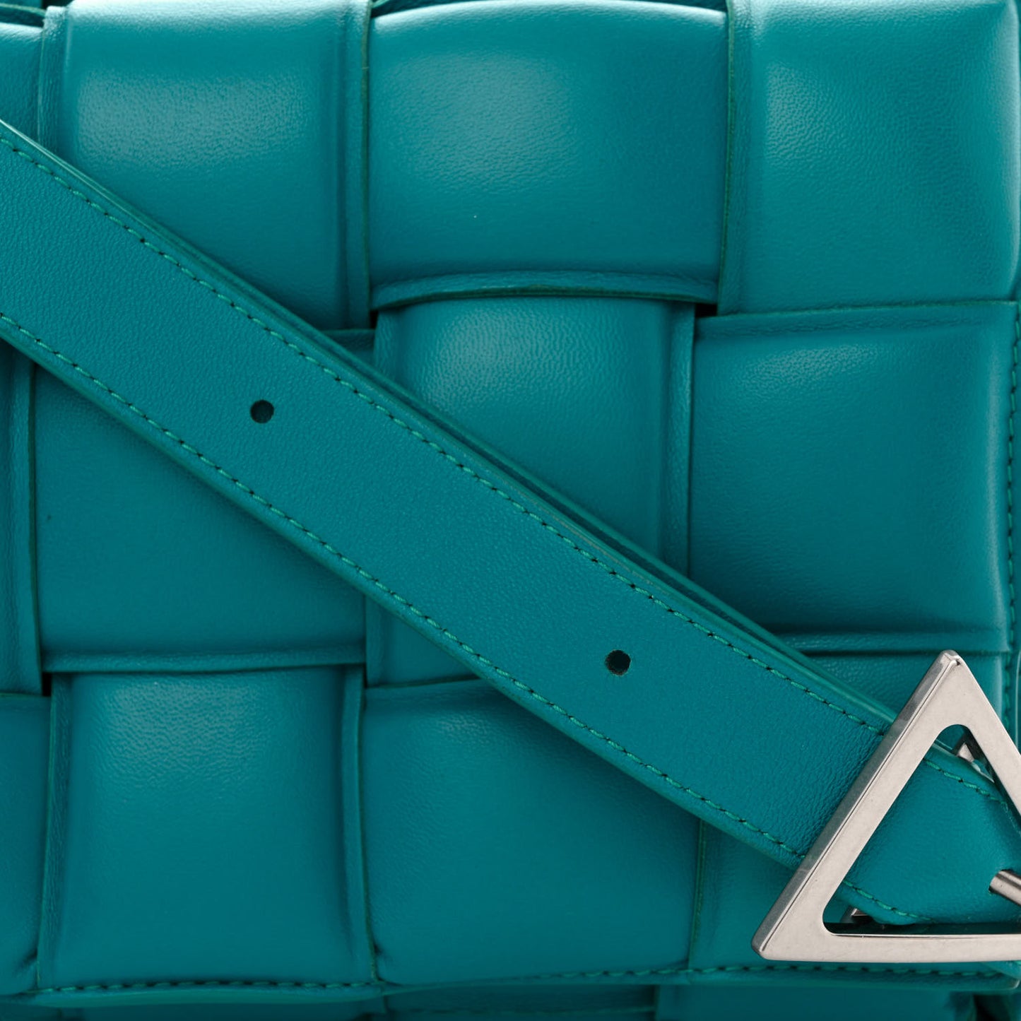 Nappa Maxi Intreccio Padded Cassette Crossbody Bag Blaster