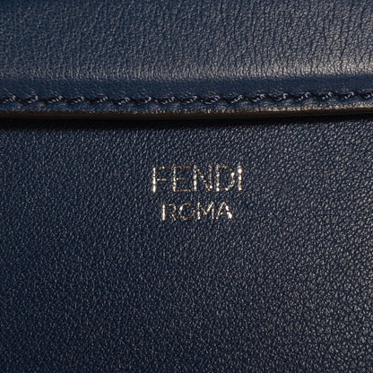 Fendi Vitello Dolce Marmol Large By The Way Boston Bag Blue 11 of 11