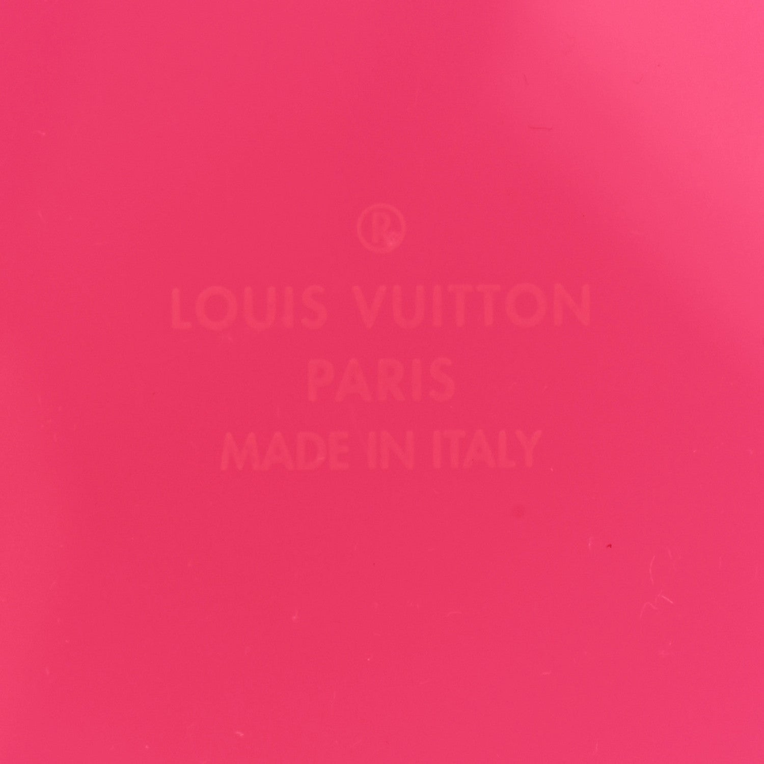 Louis Vuitton Transparent Plexiglass Box Scott Fluorescent Pink 5 of 7