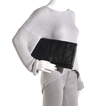 Prada Nappa Stripes Clutch Nero Black 2 of 8