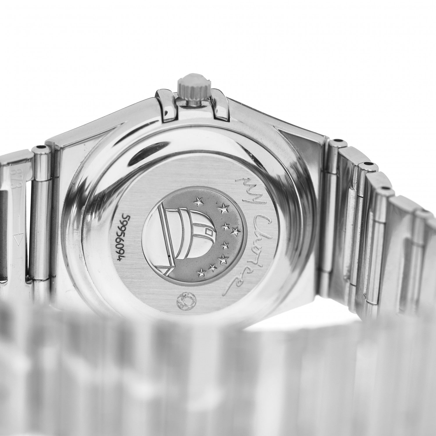 Omega Stainless Steel Mother of Pearl 27mm Constellation Automatic Watch 1591.71.00 4 of 5
