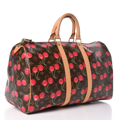 Louis Vuitton Monogram Cerises Keepall 45 3 of 17