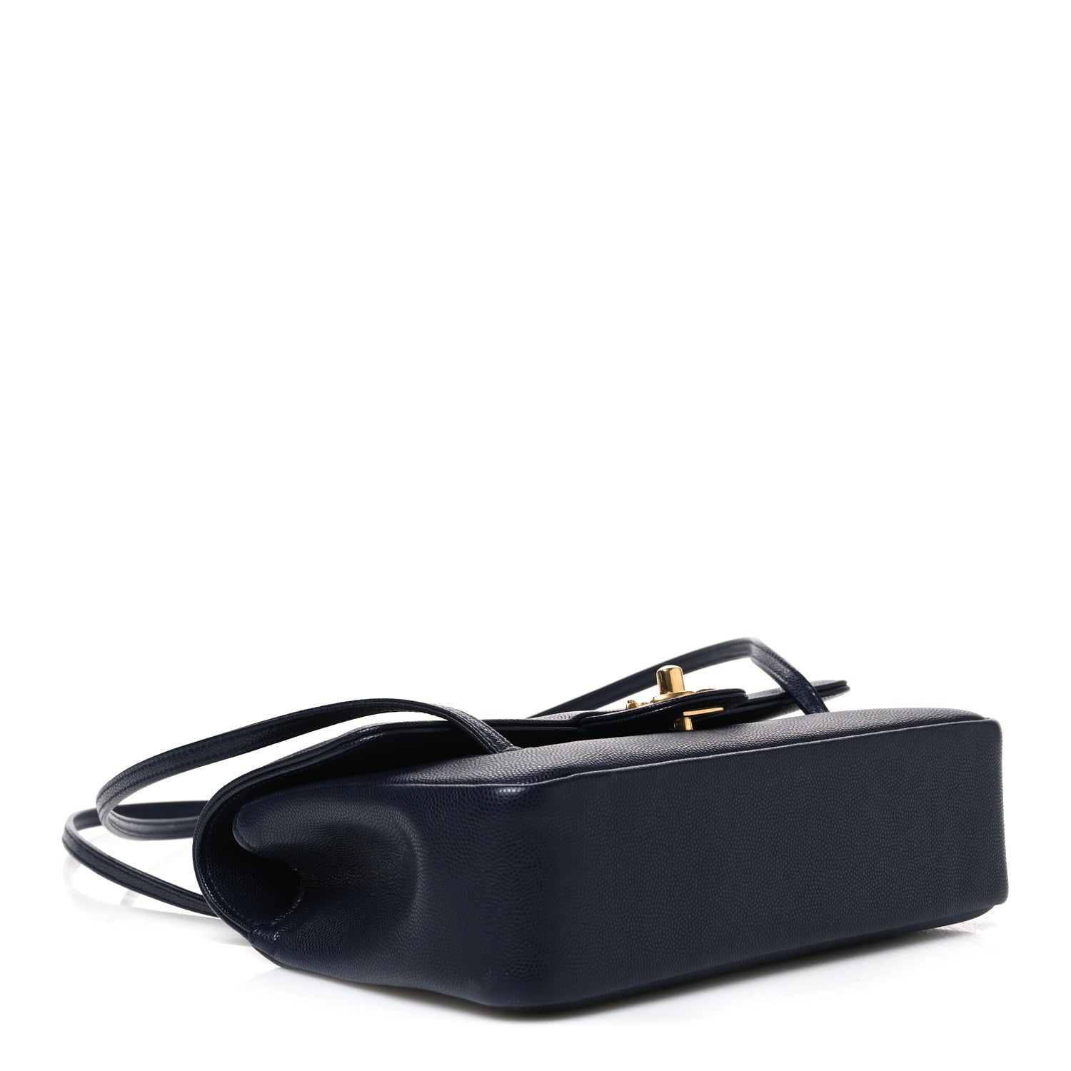 Chanel Shiny Caviar Preppy Coco Small Flap Dark Blue 3 of 10