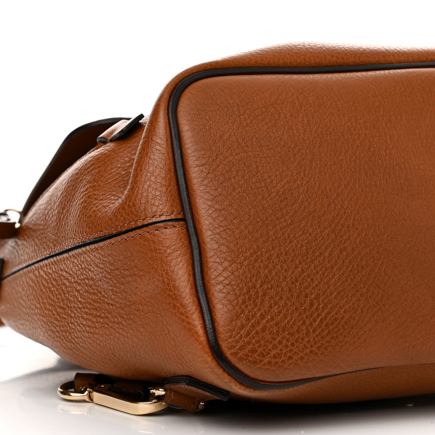 Suede Calfskin Medium Faye Backpack Tan