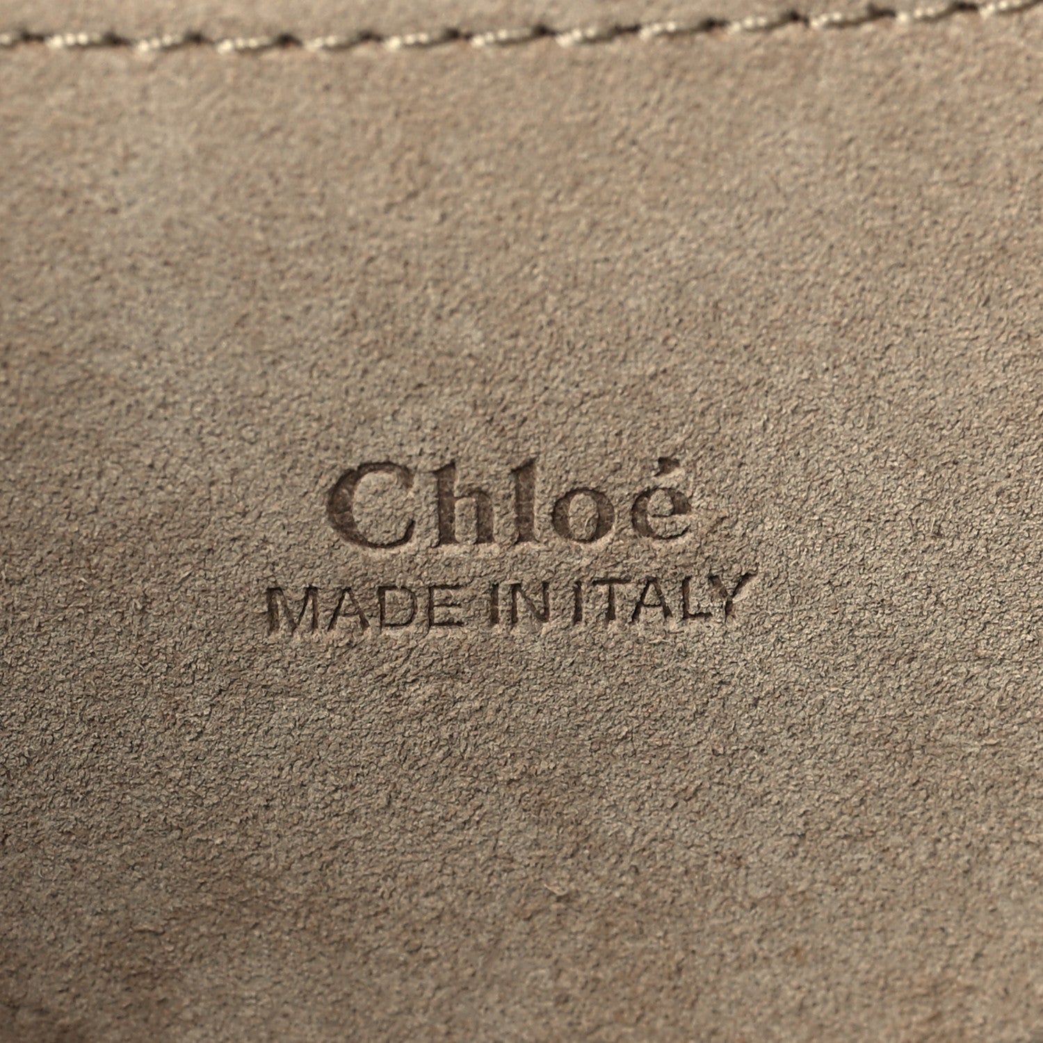 Chloe Calfskin Suede Mini Chain Faye Shoulder Bag Cloudy Blue 5 of 5