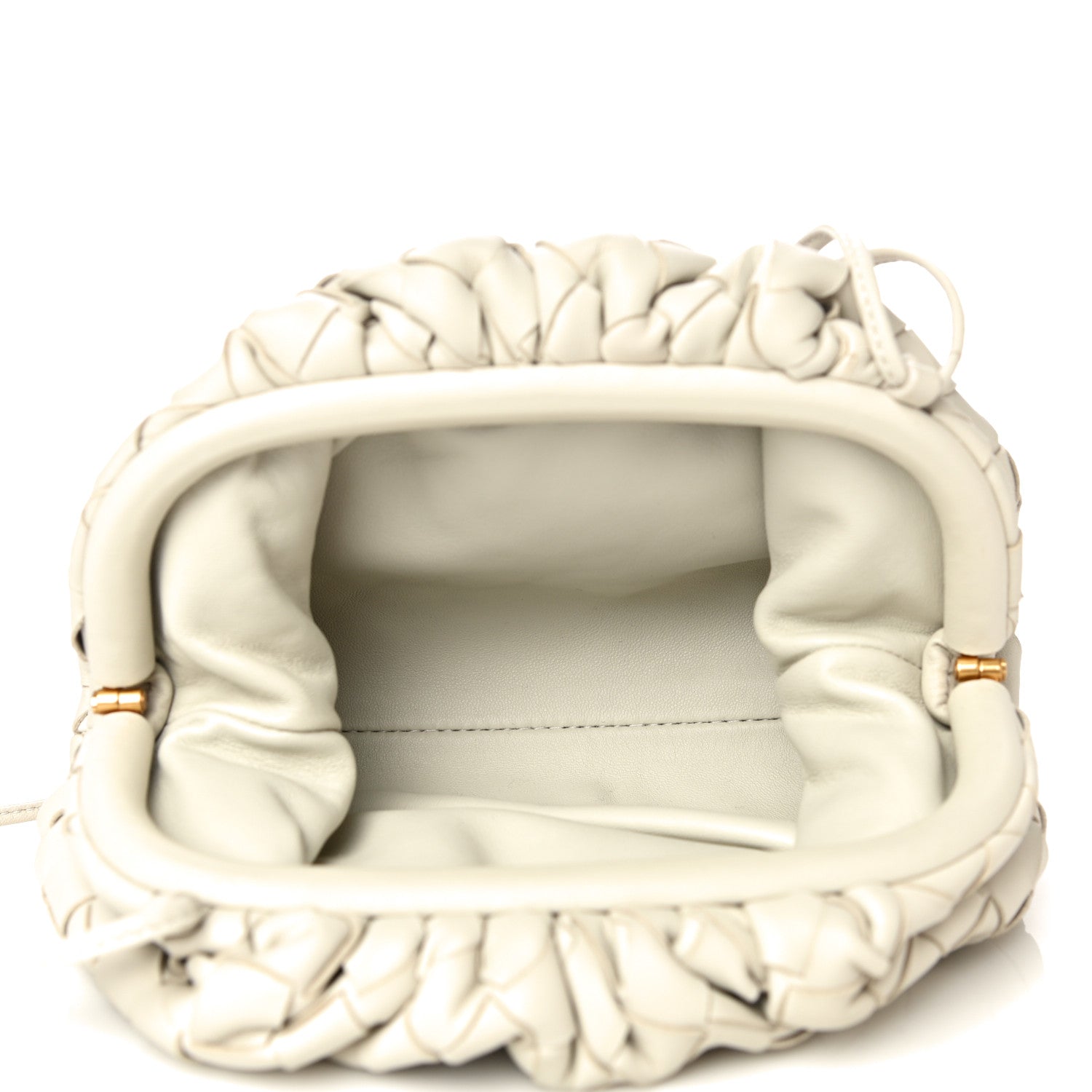 Bottega Veneta Nappa Intrecciato The Mini Pouch Chalk 4 of 10