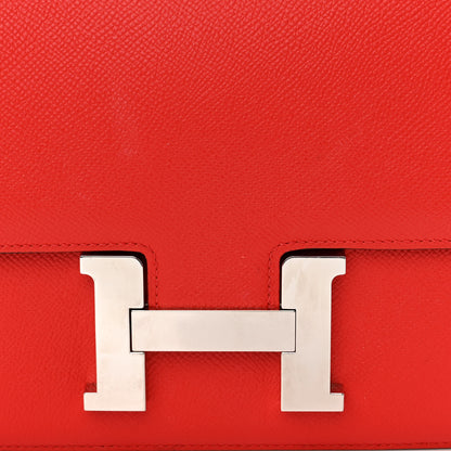 Hermes Epsom Constance 24 Rouge de Coeur 8 of 11