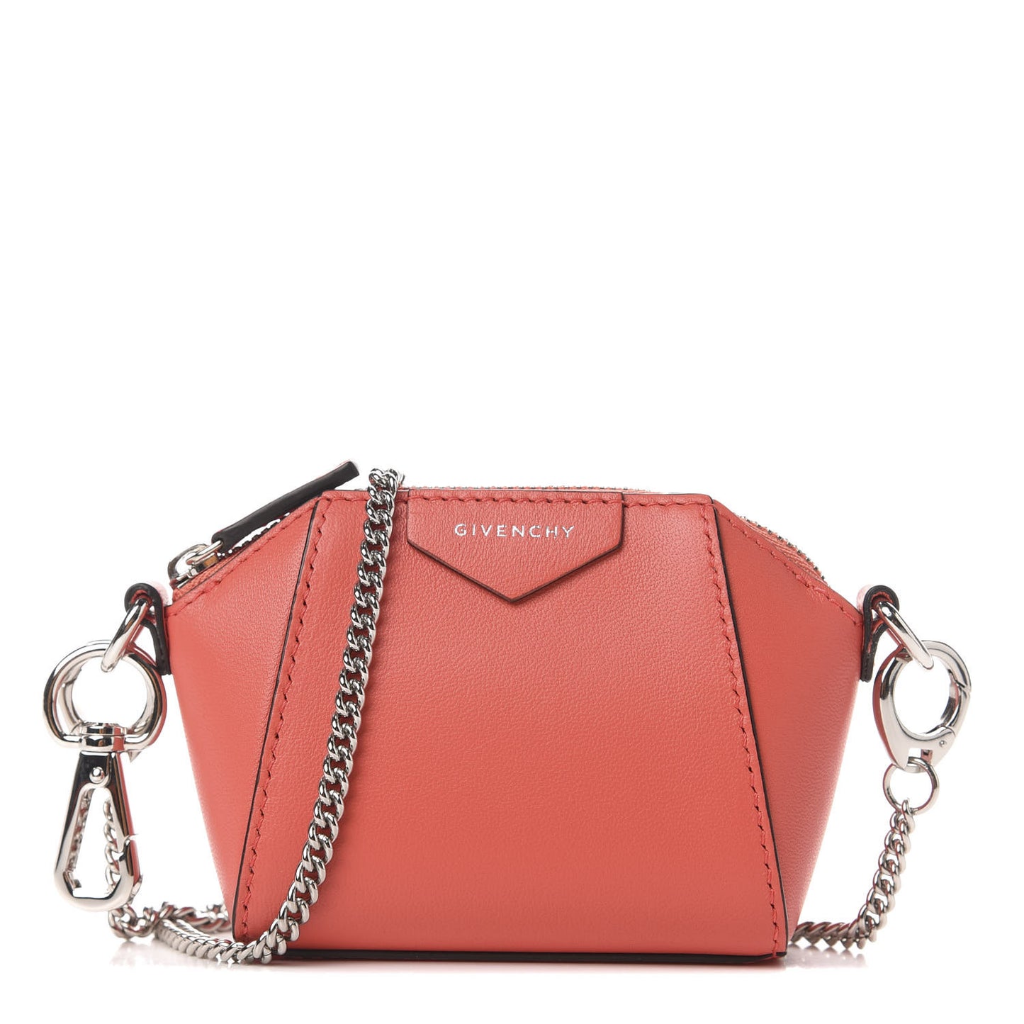 Lambskin Baby Antigona Coral