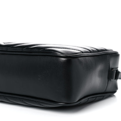 Saint Laurent Calfskin Matelasse Monogram Lou Camera Bag Black 10 of 12