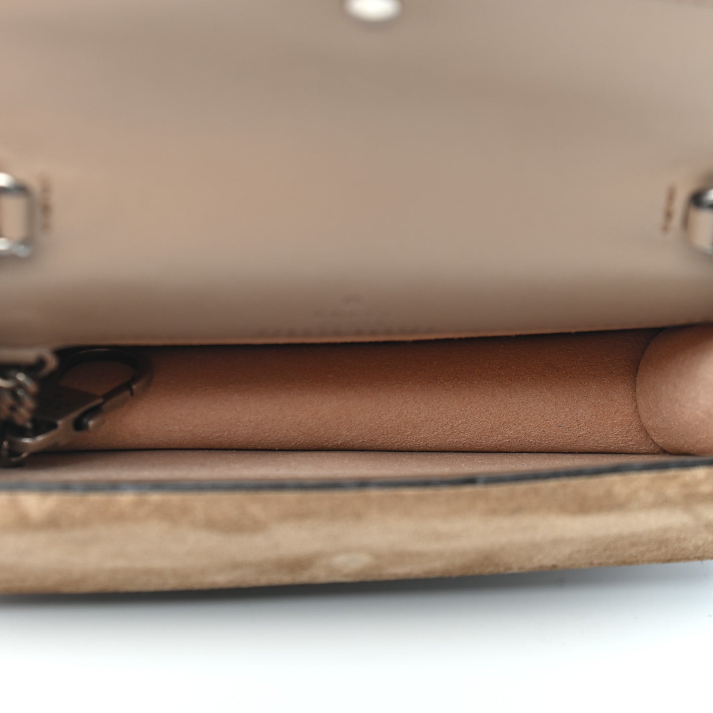 GG Supreme Monogram Super Mini Dionysus Shoulder Bag Taupe