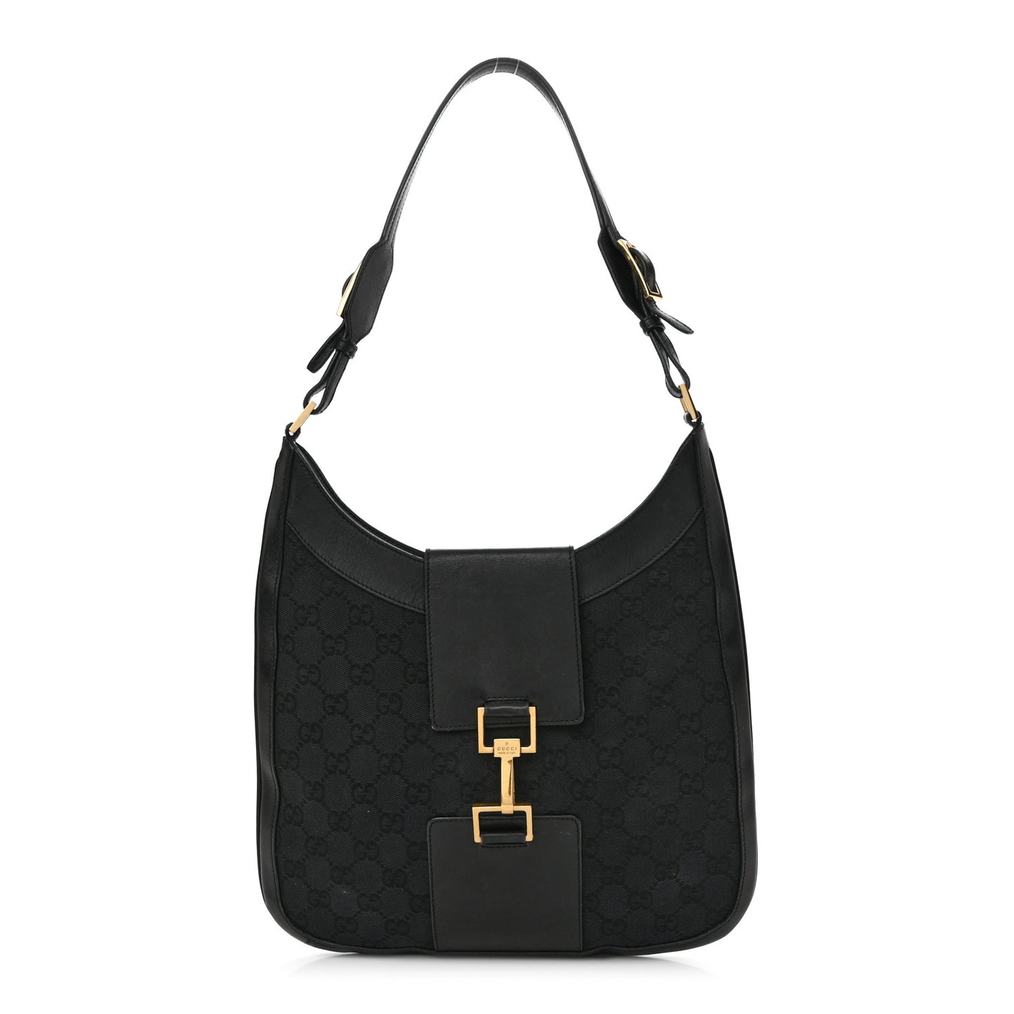 Monogram Small Hobo Black