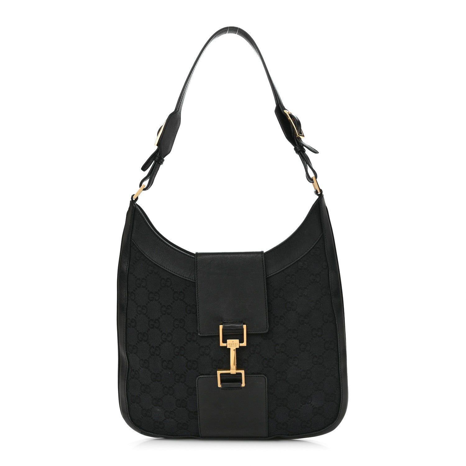 Gucci Monogram Small Hobo Black 1 of 10