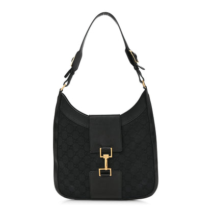 Gucci Monogram Small Hobo Black 1 of 10