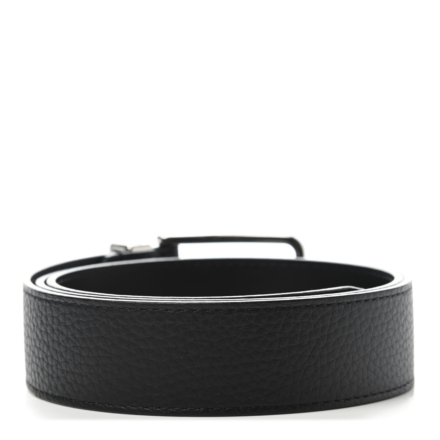 Louis Vuitton Taurillon 35mm Pont Neuf Belt 90 36 Black 2 of 4