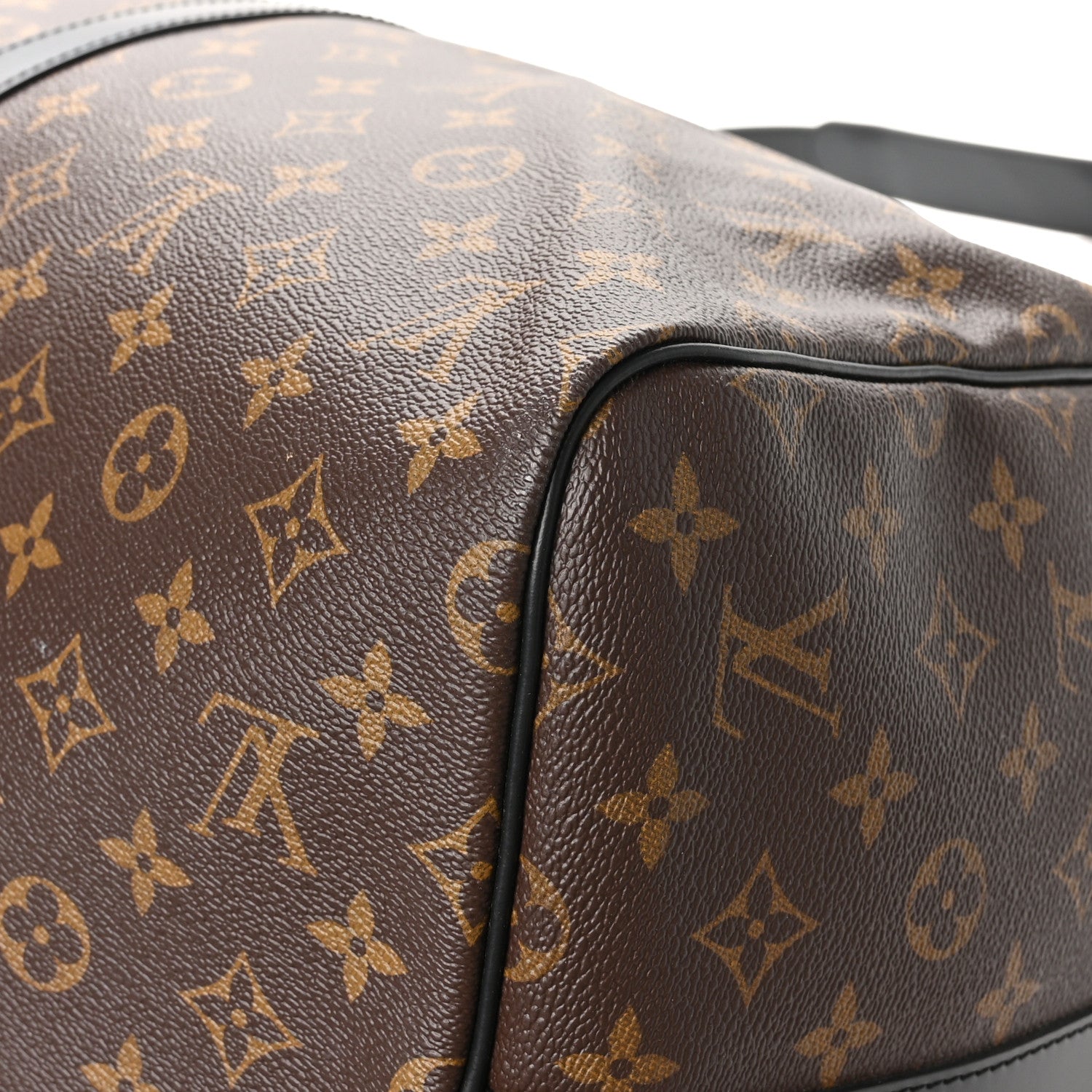 Louis Vuitton Monogram Macassar Keepall Bandouliere 55 10 of 11