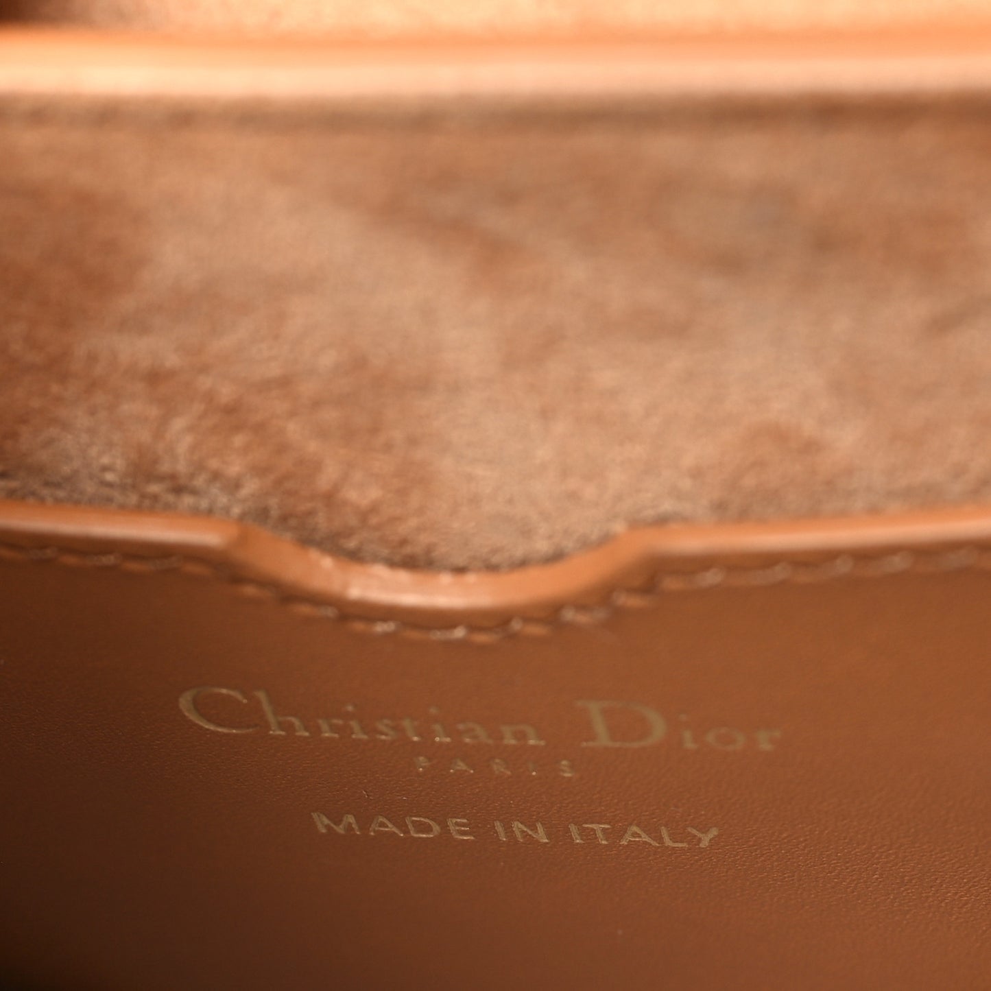 Box Calfskin East West Bobby Bag Cognac
