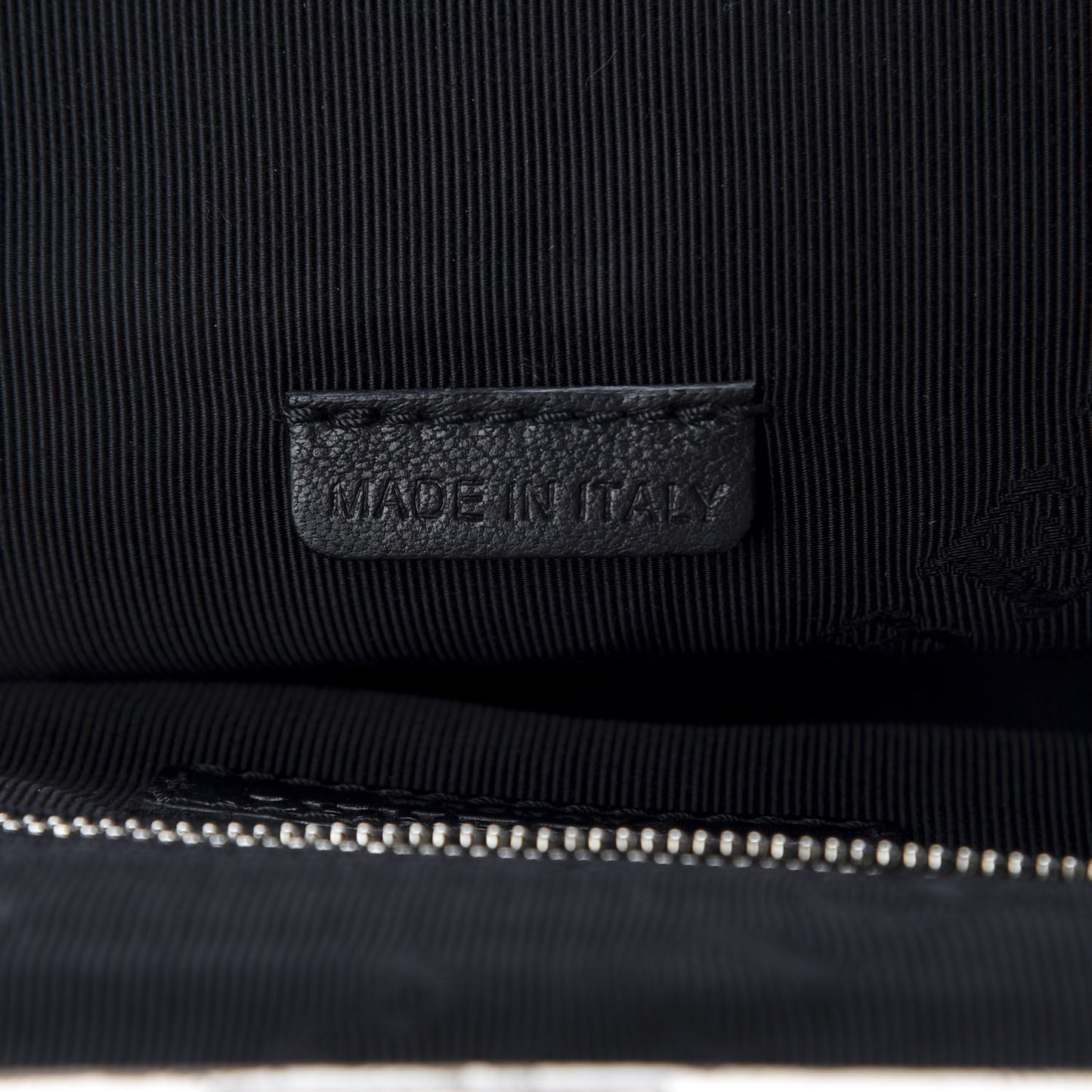 Prorsum Lambskin Grommet Clutch Black