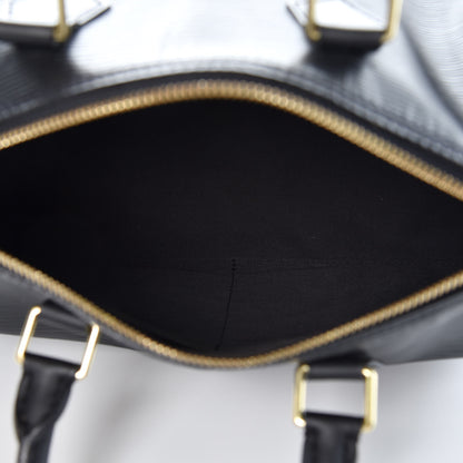 Louis Vuitton Epi Speedy 25 Black 5 of 6