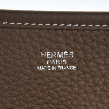 Hermes Taurillon Clemence Evelyne III PM Etoupe 6 of 7