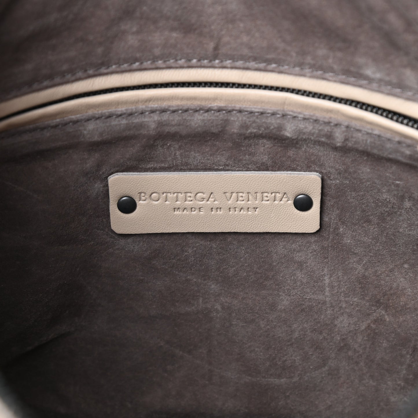 Nappa Intrecciato Nodini Crossbody Messenger Mink