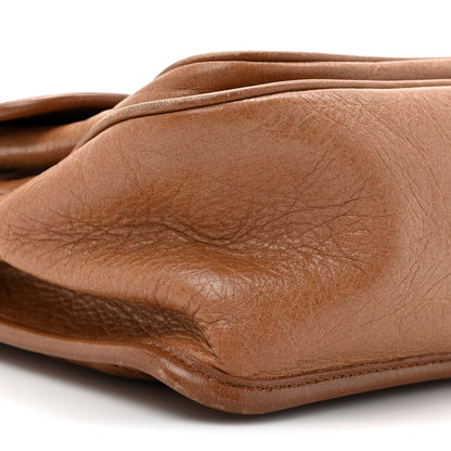 Saint Laurent Crinkled Calfskin Matelasse Monogram Medium Niki Chain Satchel Caramel 11 of 17