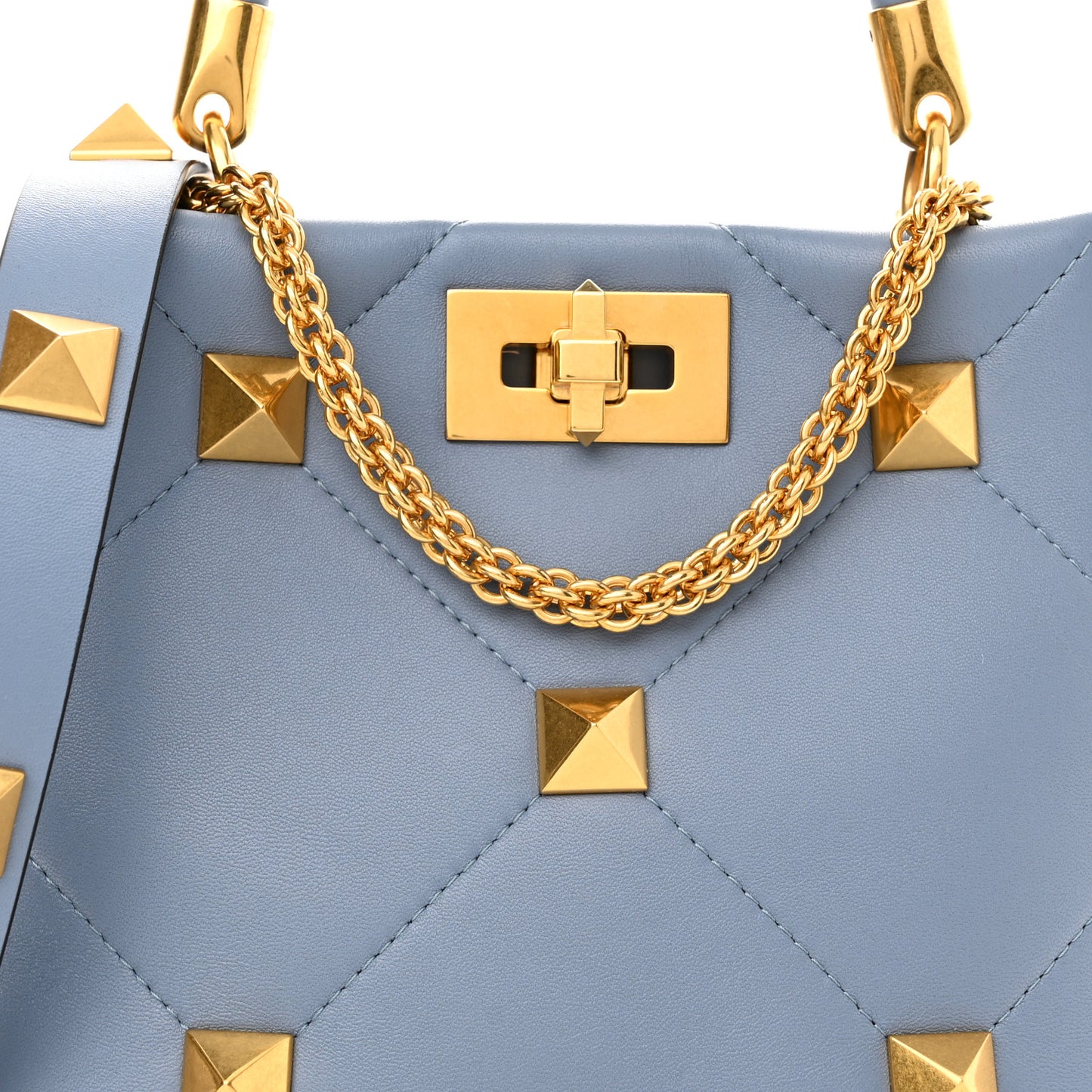 Nappa Small Roman Stud The Handle Bag Niagara