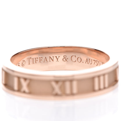 Tiffany 18K Rose Gold Atlas Ring 50 5.5 5 of 7
