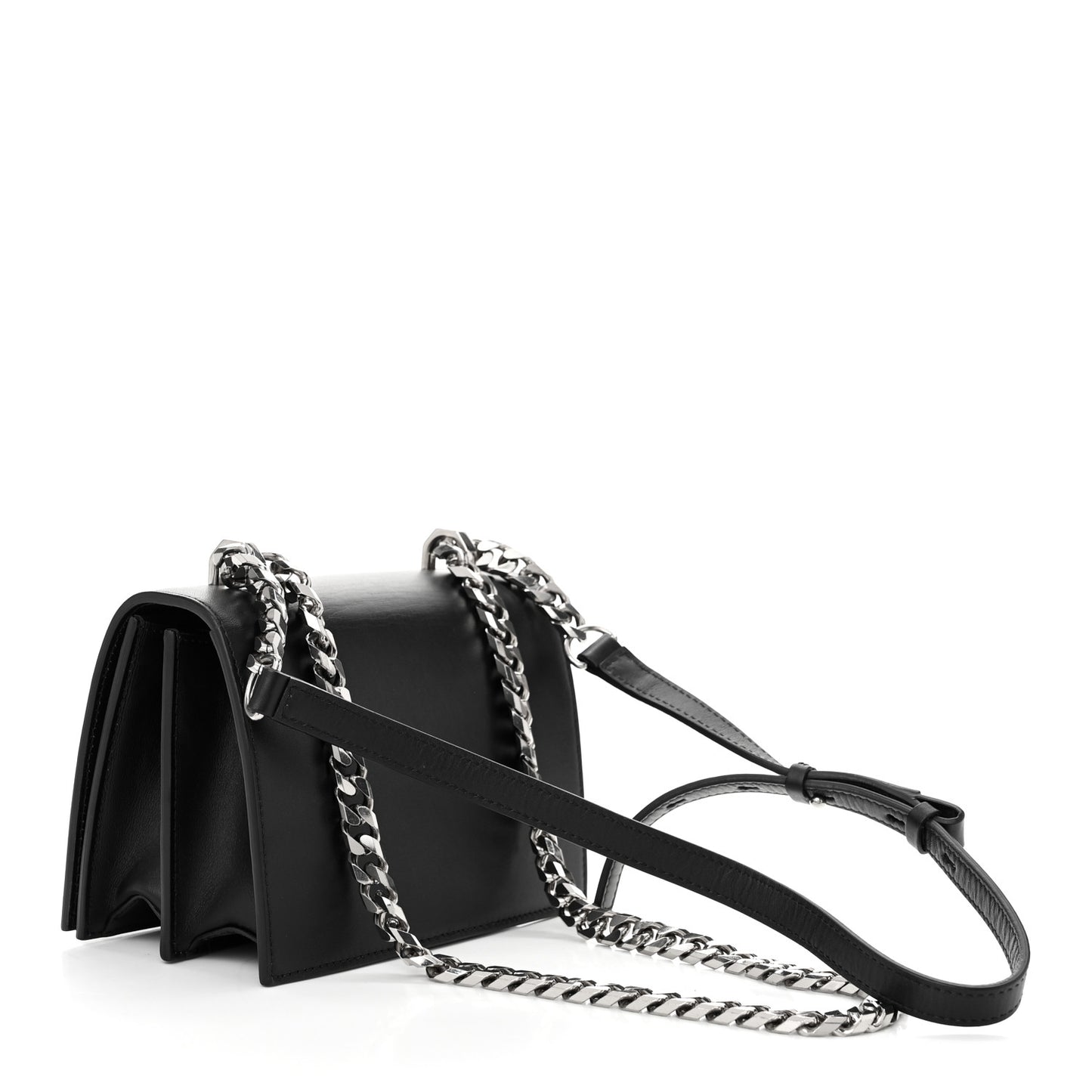 Calfskin Knuckle Crossbody Black