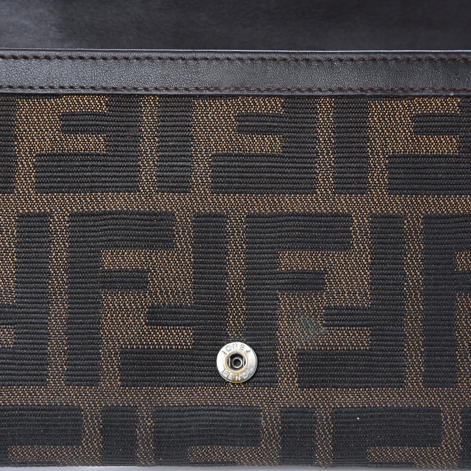 Fendi Zucca Continental Wallet Tobacco 8 of 12
