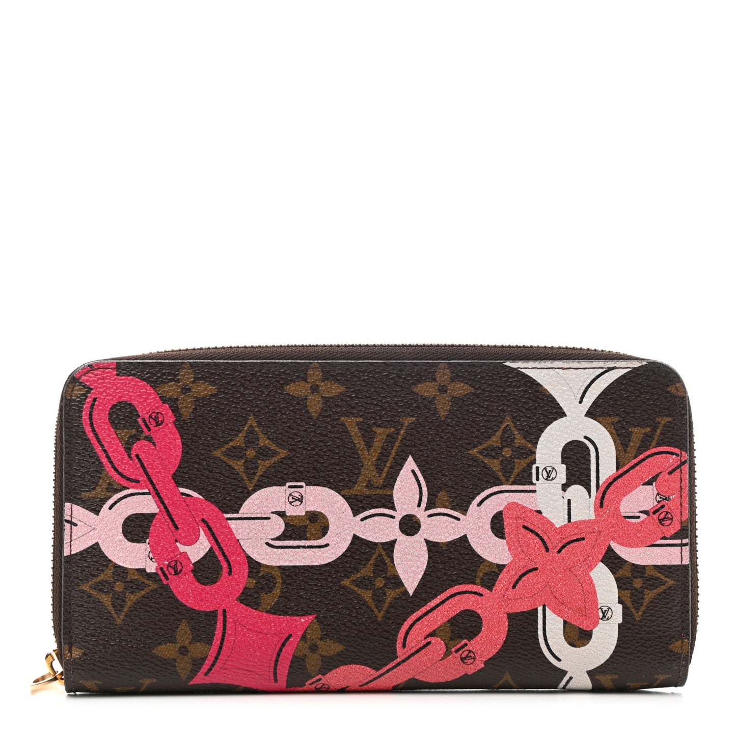 Monogram Bay Zippy Wallet Rose Ballerine Poppy